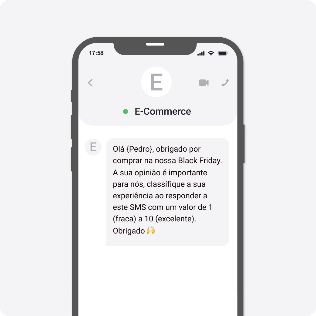 TemplaTemplate SMS Black Friday E-commerce e Retalho